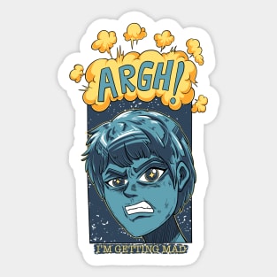 ARGH I'm Getting Mad Sticker